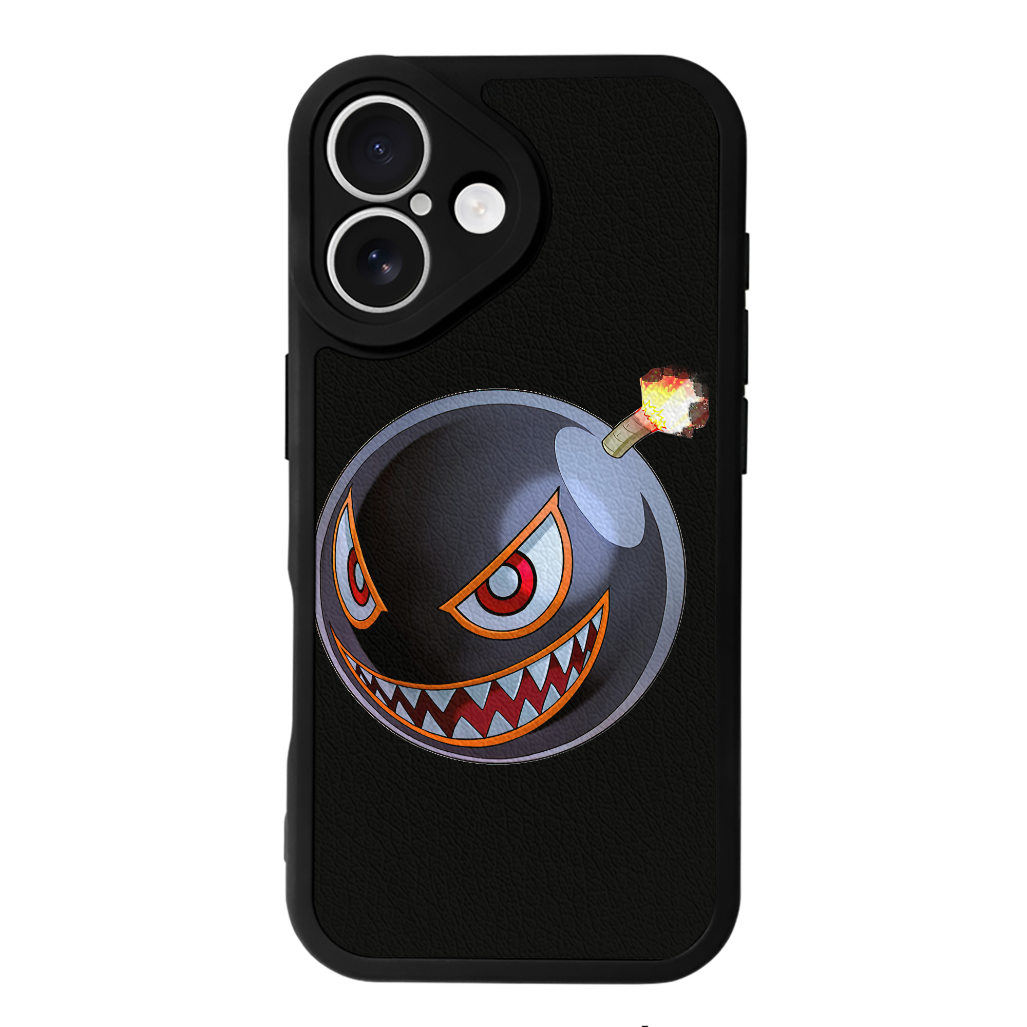（画像用） 遊☆戯☆王 Yu-Gi-Oh! 【iPhone 16シリーズ対応】シリコンスマホケース（レザー調） 材質：シリコン
